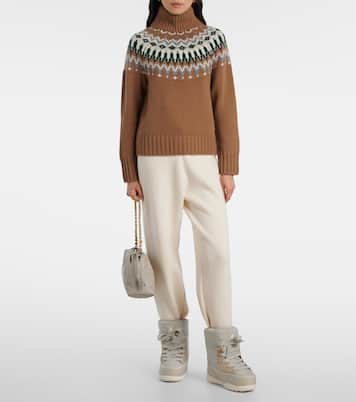 Pull Ingrid en jacquard de cachemire | Bogner