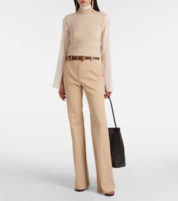 Tafira gabardine flared pants | Joseph