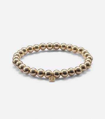 Armband aus 14kt Gelbgold mit Emaille und Diamanten | Sydney Evan