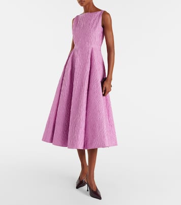 Tera cloqué midi dress | Roksanda