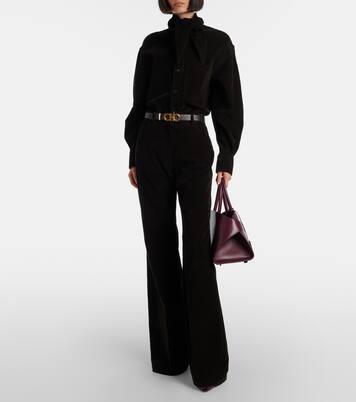 Hug 미디엄 레더 토트 백 | Ferragamo