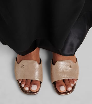 Pantoletten Dina aus Leder | Jimmy Choo