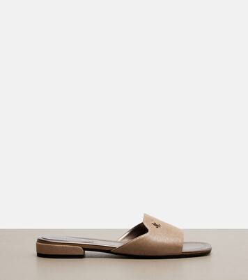 Pantoletten Dina aus Leder | Jimmy Choo