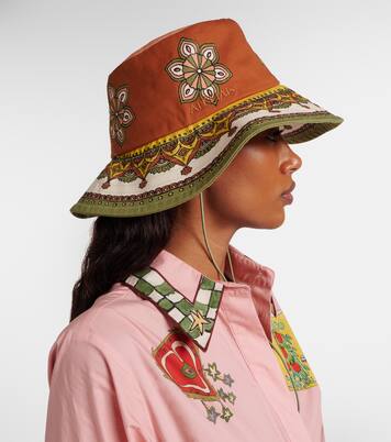 Printed cotton fedora | Alémais