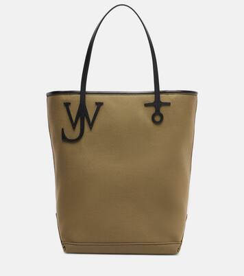 Tote Bag Anchor Tall mit Leder | JW Anderson