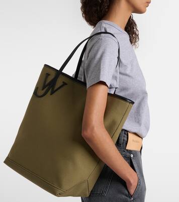 Tote Bag Anchor Tall mit Leder | JW Anderson