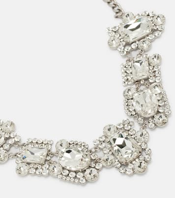 Crystal-embellished necklace | Self-Portrait