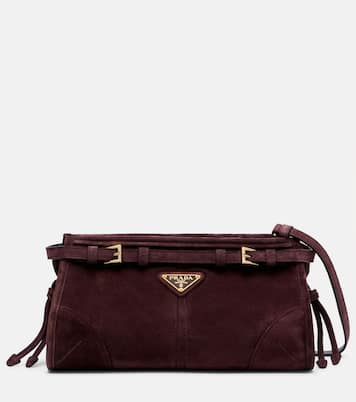 Prada Bonnie Small suede shoulder bag | Prada