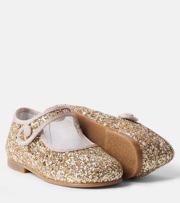 Glitter Mary Jane flats | Pepa London