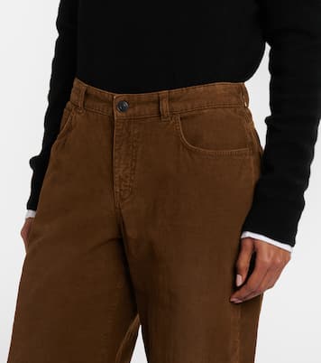 Eglitta cotton corduroy wide-leg pants | The Row