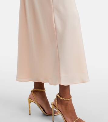 Ghiotto embellished satin slip dress | Max Mara