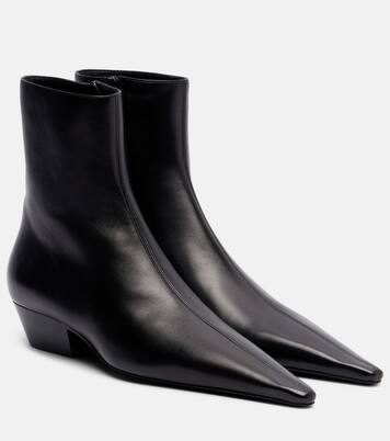 Jill leather ankle boots | Saint Laurent
