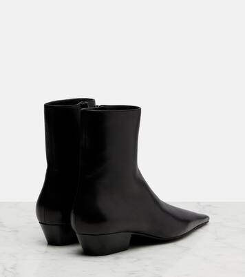 Jill leather ankle boots | Saint Laurent