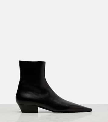 Jill leather ankle boots | Saint Laurent