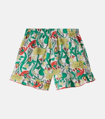 Color Herbalist floral cotton shorts | Bobo Choses