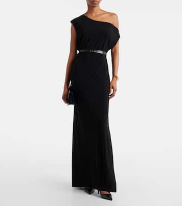 One-Shoulder-Maxikleid aus Baumwolle | Norma Kamali