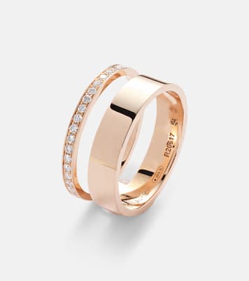 Bague Berbere Module en or rose 18 ct et diamants | Repossi