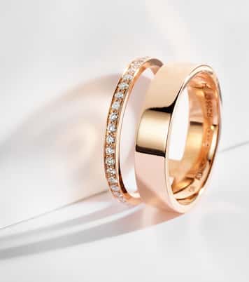 Bague Berbere Module en or rose 18 ct et diamants | Repossi