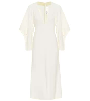 Stretch-cady midi dress | Victoria Beckham