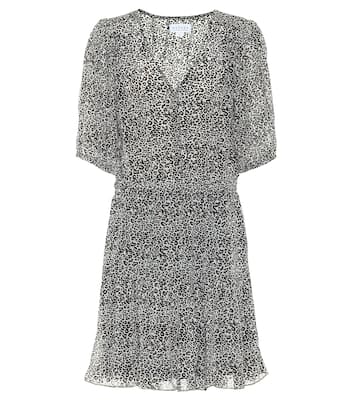 Saskia leopard-print minidress | Velvet