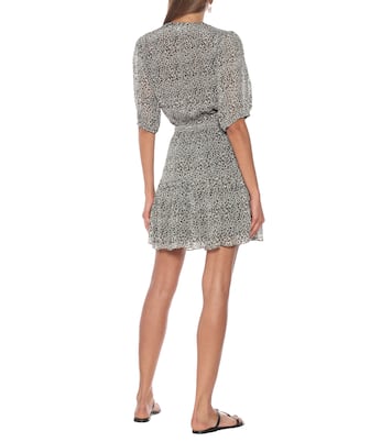 Saskia leopard-print minidress | Velvet