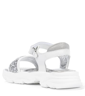 Sandalen mit Glitter | Monnalisa