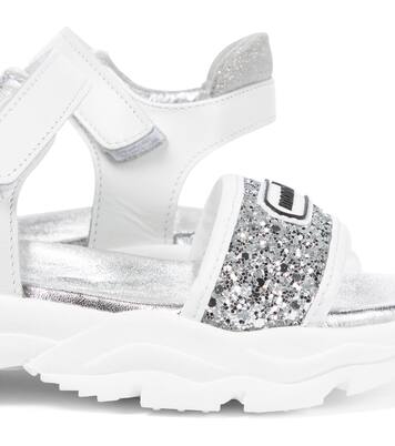 Sandalen mit Glitter | Monnalisa