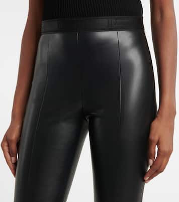 Jenna slim faux leather pants | Wolford