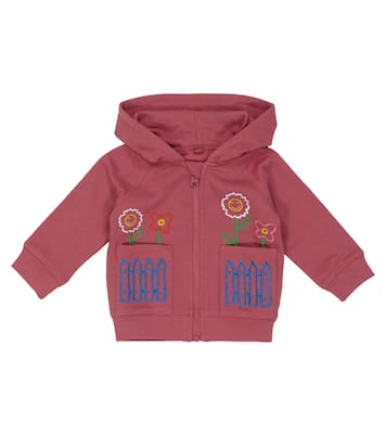 Baby - Felpa in cotone con zip e cappuccio | Stella McCartney Kids