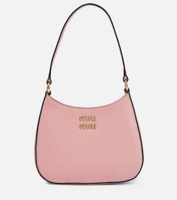 Borsa a spalla in pelle | Miu Miu