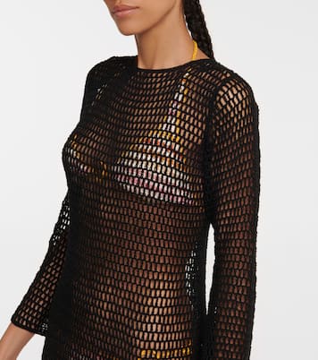 Vestido de playa Zen Mesh de croché | Anna Kosturova