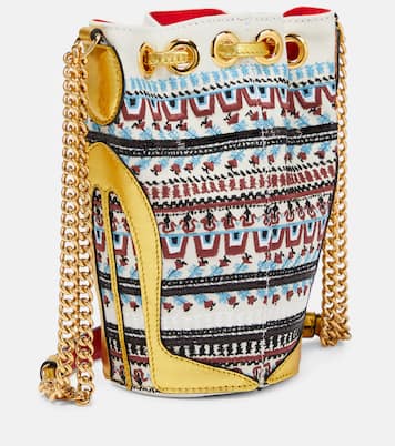 Secchiello Loubiphore con ricamo | Christian Louboutin