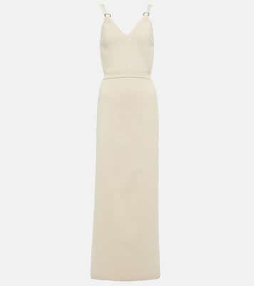 Verziertes Midikleid aus Strick | Rabanne
