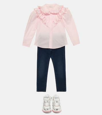 Camicia in popeline di cotone | Monnalisa