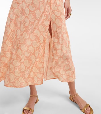 Aoife paisley-printed silk dress | Rixo