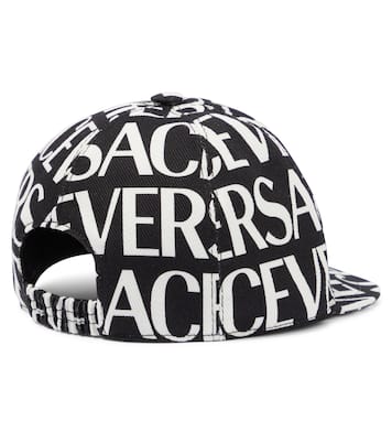 Gorra de algodón con logo | Versace Kids