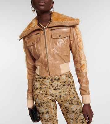 Chaqueta de piel Z-2 con borrego | KNWLS