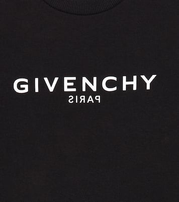 Felpa in misto cotone con logo | Givenchy Kids