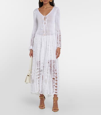 Crochet midi dress | Tom Ford