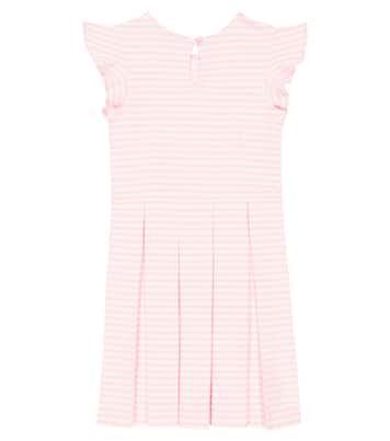 Abito in misto cotone con volant | Polo Ralph Lauren Kids