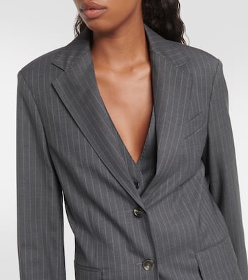 Oche pinstripe wool blazer | Max Mara