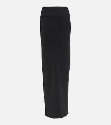 Falda larga de cady de tiro alto | Rick Owens