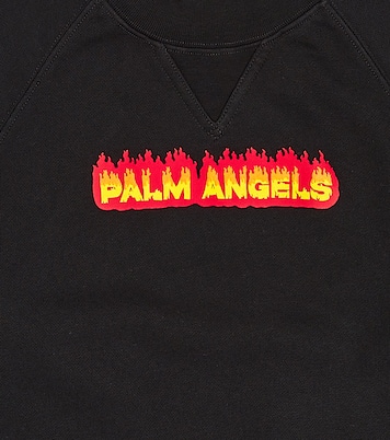 Felpa in cotone con stampa | Palm Angels Kids