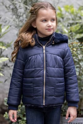 Wendbare Jacke mit Faux Fur | Tartine et Chocolat