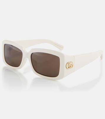 Occhiali da sole rettangolari Double G | Gucci