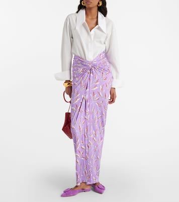 Slippers aus Veloursleder | Gianvito Rossi