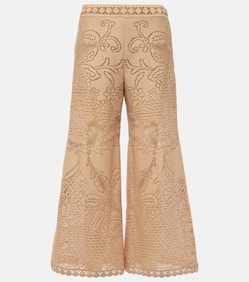 Weite Hose aus Guipure-Spitze | Valentino