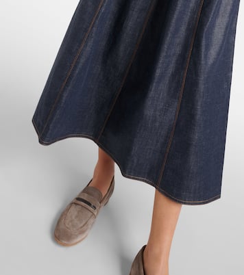 Abito midi di jeans | Brunello Cucinelli