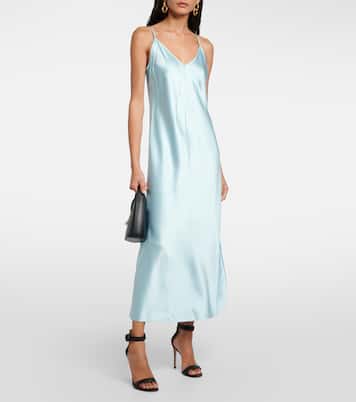 Abito sottoveste Clea in raso di seta | Joseph