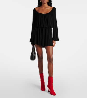 Amore 95 suede ankle boots | Aquazzura